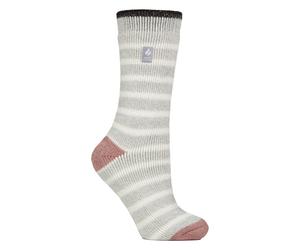 Damen Amara Zweifarbige Streifenmuster Thermosocken EU 37 - 42
