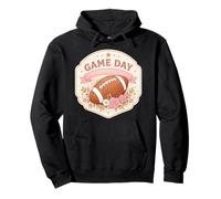 Damen American Football Game Day Girl Fan Lover Female Cute Pullover Hoodie