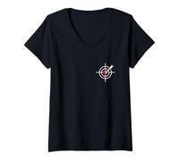 Damen Amor T-Shirt mit V-Ausschnitt