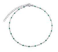 Damen Armband aus Edelstahl Nathalia - dunkelgrün