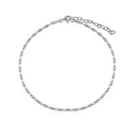 Damen Armband aus Silber 925 mit verzierten Gliedern 2 mm Sunburst variante 17 cm