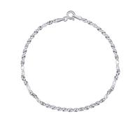 Damen Armband aus Silber 925 Valentino mit geschliffenen Gliedern - 2 mm variante 17 cm