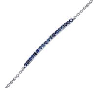 Damen Armband aus Weißgold 750 mit echtem Saphir Yannis