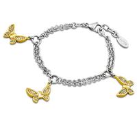 Damen Armband Schmetterling Bicolor Lotus Style LS1529-2/2 Armschmuck