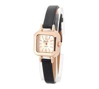 Damen-Armbanduhr, modisch, PU-Armband, Quarz, quadratisches Metallgeh?use, 7 Farben, f¨¹r Frauen, Tagesgebrauch, Business, Fitness