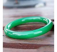 Damen Armreif, Jade Armreif, GrüN, Klassische Chinesische Art Tinte GrüNe Achat Jade Armreifen mit Geschenkbox