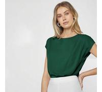 Damen Asymmetrische Fledermausärmel Bluse, Einfarbig, Grundlegender urbaner Pendler-Stil, Einfach elegante Mode Business Lässig, geeignet für Lehrer u