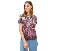 Cecil Damen Ausbrenner-Shirt mit Muster in Rot, Gr: M