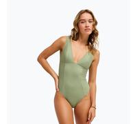 Badeanzug ROXY "Roxy Love", Damen, Gr. S, oil grün, Obermaterial: 91% Nylon, 9% Elasthan;, Badeanzüge Badeanzug (42801413-S)