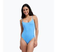 Badeanzug ROXY "Paradise Wave", Damen, Gr. M, silber lake blau make a splash, Recycling-Polyester, Badeanzüge Badeanzug (56407948-M) silber lake blau make a splash