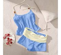 Damen Badeanzug Tankini Bikini Set/Ausgeh-Outfits/Lässig/Y2k/Basic/Schule/Damen Trägertops & Camisoles Urlaubsmode Sommer