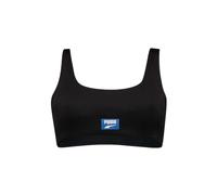 Damen-Badezweiteiler Puma SWIM RIBBED SCOOP NECK TOP W schwarz 938072-01 - M