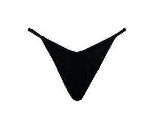 Damen-Badezweiteiler Puma SWIM RIBBED TANGA W schwarz 938068-01 - XL