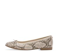 Damen-Ballerina BEIGE SNAKE - Gr. - 36
