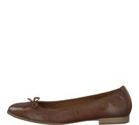 Tamaris Damen Schuhe Ballerinas Leder 1-22116-28, Größe:37 EU, Farbe:Braun