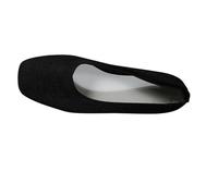 Damen Ballerina Mesh Hohle Tüll Schuhe Runde Zehe Strick Kleid Schuhe Niedriger Keil Sandalen Slip On Ballerinas Walking Flats Sandaletten für Frauen Bequem Barfußschuhe Atmungsaktive Walking Slipper