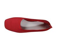 Damen Ballerina Mesh Hohle Tüll Schuhe Runde Zehe Strick Kleid Schuhe Niedriger Keil Sandalen Slip On Ballerinas Walking Flats Sandaletten für Frauen Bequem Barfußschuhe Atmungsaktive Walking Slipper