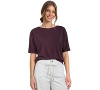 Damen Basic Shirt mit Boat Neck und Elastikbund