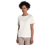 Street One Frauen Basic Shirt mit Deko-Tape in Weiß, Gr: 46
