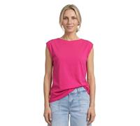 Street One Frauen Basic Shirt mit U-Boot-Ausschnitt in Pink, Gr: 42