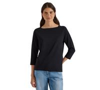 Basic Shirt mit U-Boot-Ausschnitt