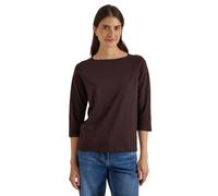 CECIL - Basic-Shirt mit 3/4-Arm braun - Gr. - S