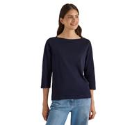 Damen Basic Shirt mit U-Boot-Ausschnitt