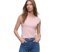 Street One Frauen Basic Shirt mit U-Boot-Ausschnitt in Rosa, Gr: 44