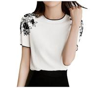 Damen Basic t-Shirts 20er Jahre Damen Bluse Glitzer Oberteile Damen Party Langarm Tunika große größen Damen 56 Schlafanzug Oberteil Damen Langarm Crop top Langarm Damen Sport Weste Damen Langlauf