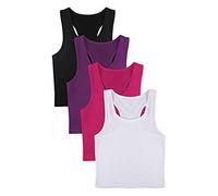 Damen Basic Tank Tops Töpfe 4 Sport Damenpflanzbluse Ärmellose Ernteoberteile Damenbluse Sommer Trägershirt Locker Tshirt Baumwolle Für Sexy Sommertops Top Große Größen Ärmellos Träger Elegant
