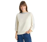 Cecil Damen Batwing-Shirt 3/4-Arm mit Tape creamy weiß Gr. XL