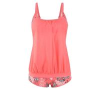Damen Bauchweg Tankini Sets, Push-up-Bikinioberteil und High Waist Badeshorts, einfache Badebekleidung, Sport-Badeanzug,Bademode für Strand,Schwimmbad