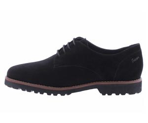 Damen bequem Schnürer schwarz - Gr. - 39 EU | 5.5 UK