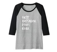 Damen Best Bassador Mom Ever Basset Hound Labrador Retriever Mix Raglan