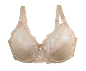 Damen-BHS Damenunterwäsche 36/80 38/85 40/90 42/95 44/100 46/105 Cup BH Sexy Spitzen-BH für Damen Dessous Übergröße Schlankstütz Kollektion Leichttop Shaper BH Set (Beige, 85F)