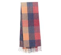 Damen Big Farbig Kariert Schal Winter Warm Wrap Schal Elegant Und Klassisches Design Shawl Wrap Für Damen Und Herren Kleine Herbstschals für Frauen, dunkelblau, One size