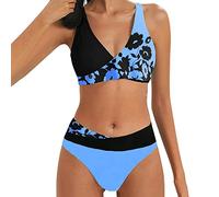 Damen Bikini Set Elegante Zweiteilige Bademode,Badeanzug Mit Kurzen Ärmeln,Bügel Tankinis,Tankini Große Cups,Günstige Badeanzüge,Bikini Damen Größe 44