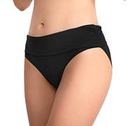Damen Bikinihose mit hoher Taille hoch geschnittene Badehose vollflächige Abdeckung Sporthose Yoga Shorts Rock Badehose Dreieck Bikinihose Damen