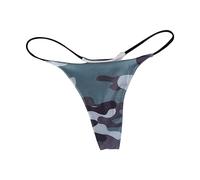 Damen Bikinihose mit seitlichen Bikini Slip String, Shape Bikinihose Damen Badehose Tanga Bikinihose Sexy FreizüGig Badeshorts BauchweghoseTriangel Bikinihosen Swim Shorts Badehose, (Camouflage #1, M)