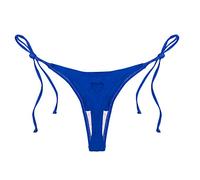 Damen Bikinihose zum Binden, Damen Bikini Hose String Bikinis High Waist Sexy Bikinihose Tanga Brazilian Bikini Bottom Bademode Swimsuits Schnell Trocknender Bikini Bottom Bikinislip Taillenslips