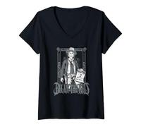 Damen Billy the Kid T-Shirt mit V-Ausschnitt