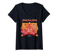 Damen Black Sabbath Sabbath Bloody Sabbath Bright T-Shirt mit V-Ausschnitt