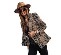 Damen Blazer Cardigan Female Freizeit Business Jacke Elegant Lang Anzugjacke Casual Basic Businessjacke Mantel Coat für Damen Only Blazer Damens