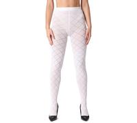 Merry Style Damen blickdichte Strumpfhose MS 328 60 DEN(Weiß, S (32-36))