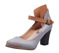 Damen Blockabsatz Pumps Sommer Sandalen Mit Verstellbare Dornschnalle Aus Metall Elegante Büro Casual Schuhe Mit Komfort Und Stilvollem Design Spitze Zehen Geschlossene Zehen High Heels
