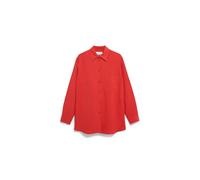 ARMEDANGELS Bluse MAALGAA LINO – Frauen Loose Fit – rot S (coral blush)