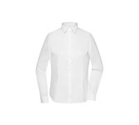 Damen Bluse langarm "JN615" - James & Nicholson White S