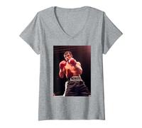 Damen Boxer Joe Calzaghe Middleweight Champion Boxen 2002 T-Shirt mit V-Ausschnitt