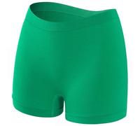 Damen-Boyshorts-Unterwäsche, nahtlos, vollständige Abdeckung, weiche Stretch-Boxershorts für Frauen Baumwolle Schlüpfer Damen Luxus Unterwäsche Frauen (Green, L)