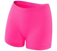 Damen-Boyshorts-Unterwäsche, nahtlos, vollständige Abdeckung, weiche Stretch-Boxershorts für Frauen Baumwolle Schlüpfer Damen Luxus Unterwäsche Frauen (Hot Pink, L)